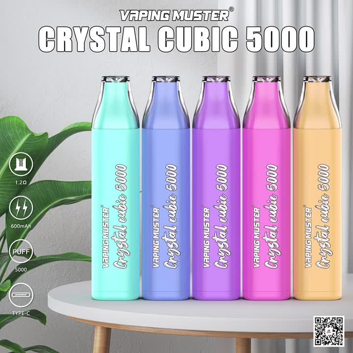 Crystal Cubic E-papieros 5000