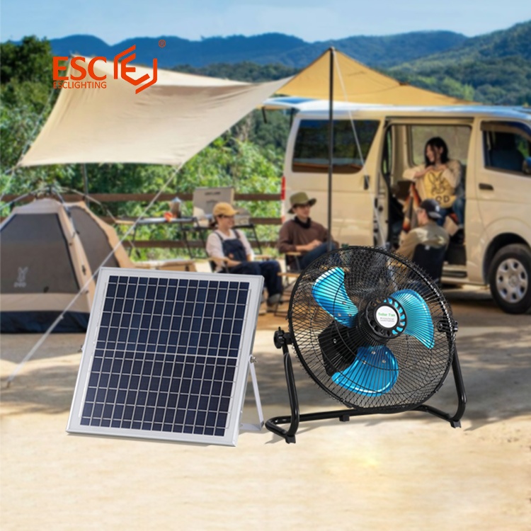 solar powered garage fan