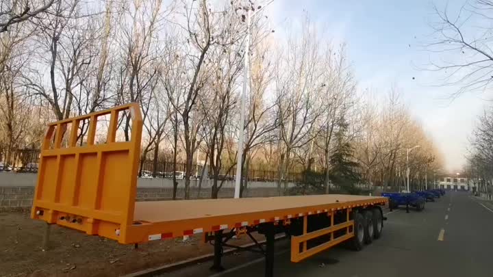 60 -Fuß -Container -Flachbettanhänger