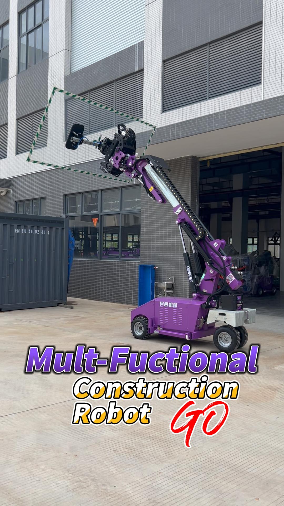 Multifunctionele bouwinstallatie robot