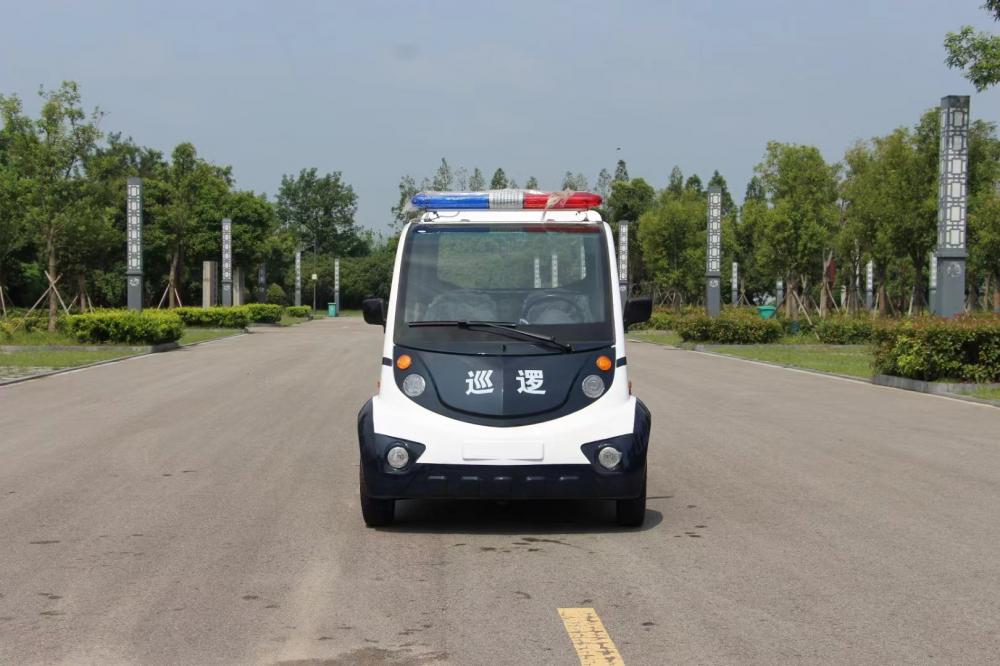 Enclosed electric patrol car