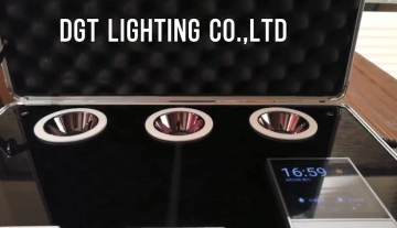 Dimmable and CCT adjustable lighting display