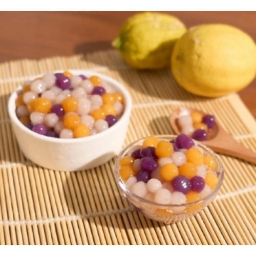 A Frozen Delight: Explorer le monde des perles de tapioca gelées et des boules de taro mixtes