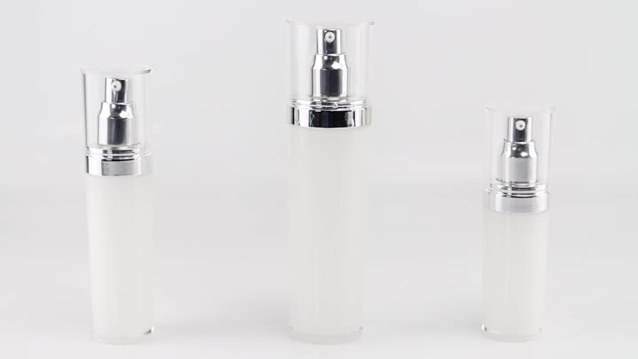 Conical skin care emulsion bottle