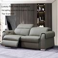 Modern European Leather Sofa Sets with USB & Adjustable Headrest for Living Rooms1