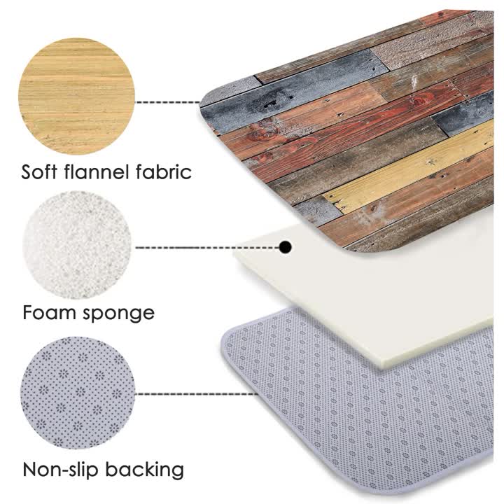 Bathroom sponge foam floor mat