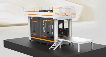 Dual station horizontal parting molding machine
