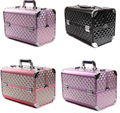 Aluminum Vanity Case Beauty Storage Makeup Case Box Designer Heavy Duty Black1
