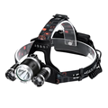 Waterproof LED Front Headlight: Bright and Rechargeable Hiking Headlamp with Adjustable Design1