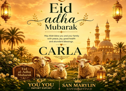 Eid Al-Adha Mubarak an alle globalen muslimischen Freunde
