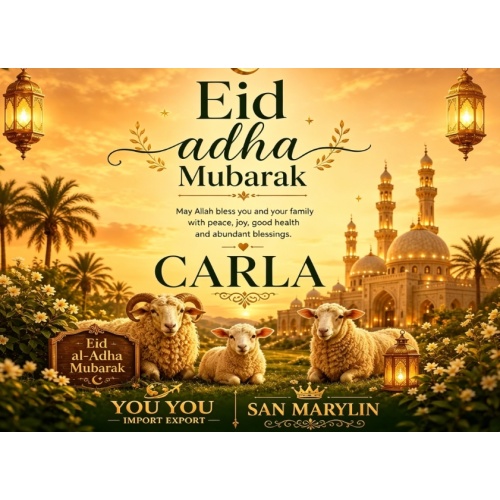 Eid Al-Adha Mubarak an alle globalen muslimischen Freunde