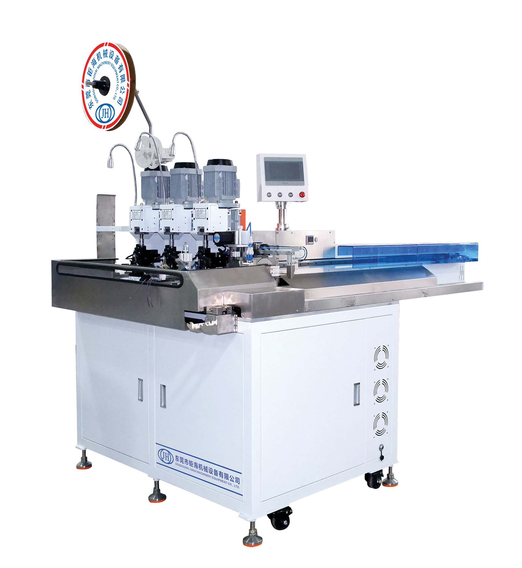 JH-5503T Полностью автоматический одноконечный станок для обжима 3-контактного ленточного кабеля