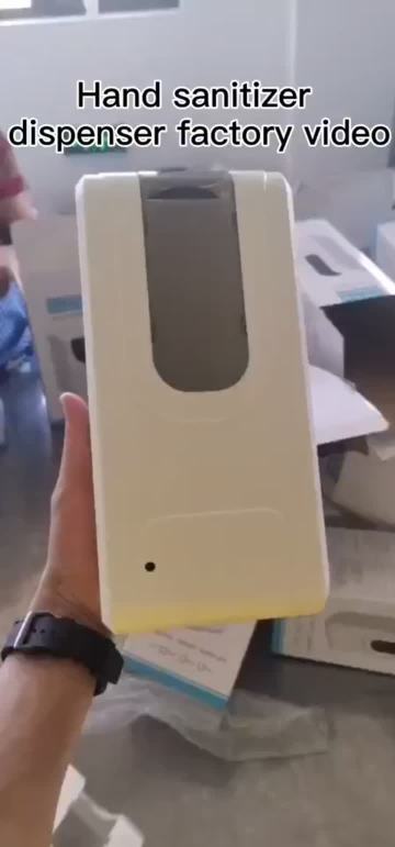 Hand sanitizer dispenser installation video