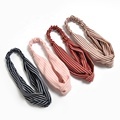 Strip Pattern Sporty Headwrap: Fashionable Fabric Hairband New Arrival1