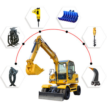 Asia's Top 10 Medium Wheeled Excavators Brand List