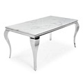 Foshan Factory Marble Top Dining Table with 6 Chairs1