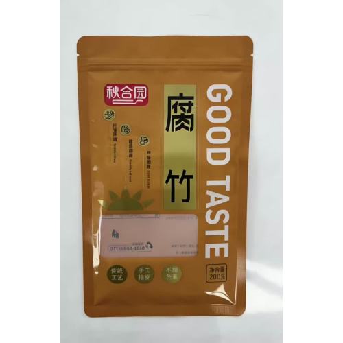 שקית עמידה עמידה בפני שמן ורטיבות עם לשונית תלייה עבור מוצרים מיובשים של מוצרי סויה