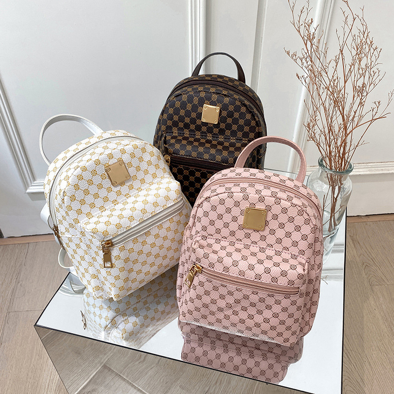 mini backpack leather backpack for lady 