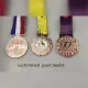 Metal Craft Custom Gold Silver Bronze Medal