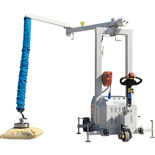 Introducing the Vacuum Tube Lifter With Self-propelled Folding Crane by Cowest Machinery: Efficient Material Handling