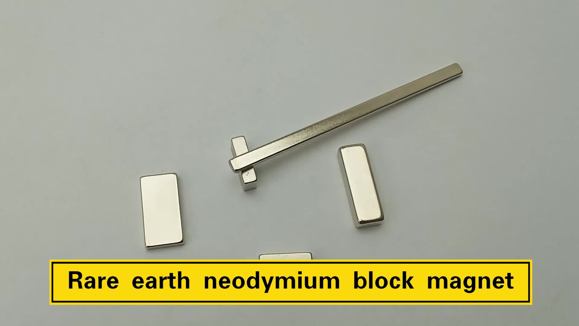 N52 Neodymium прямоугольник тонкие магниты Bar1