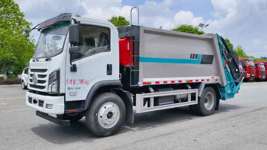 Trak Pemadat Tolak Berkapasiti Besar Dongfeng 4X2 10cbm Isipadu Tinggi1