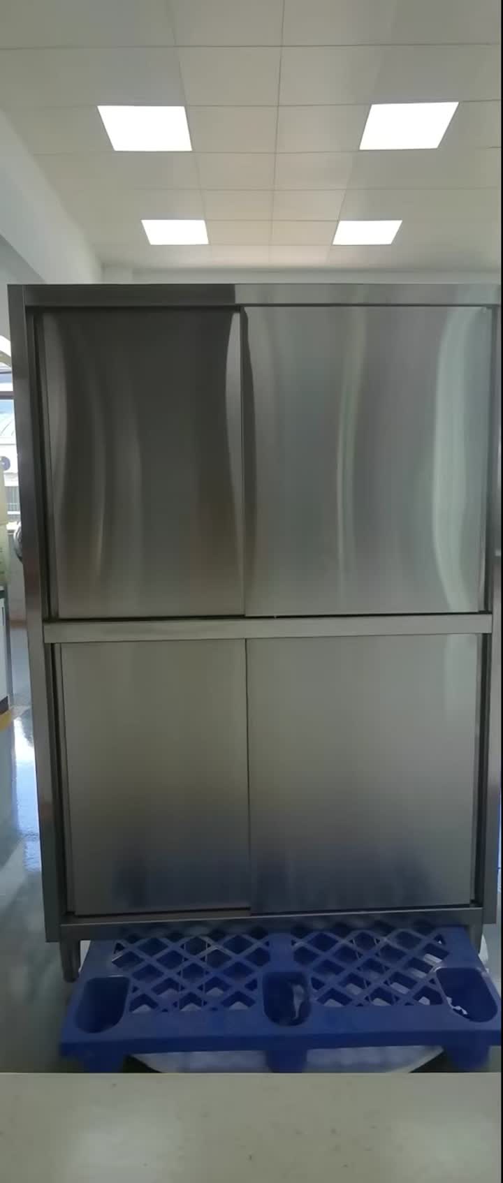 Dört kapılı uzun saklama dolabı