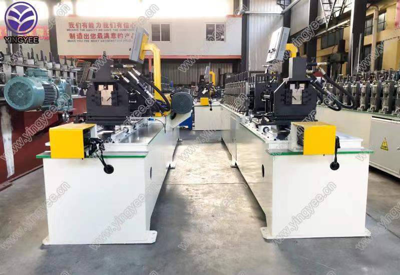 Wall angle packing machine