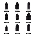 NBR Makeup Foam Sponge Brush Replacement Accessories Various Shapes for Foundation1