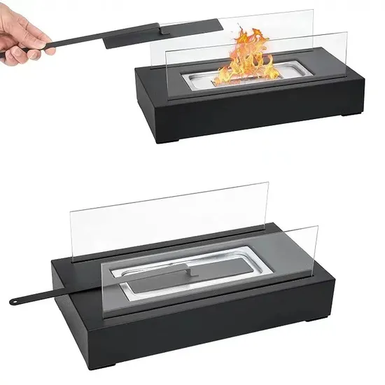 Luz de mesa de chimenea de bioetanol sin requisito de ventilación lámpara1