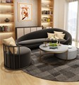Modern Tasarımlar Ev Mobilya Seti Kumaş Yeşil 3 Koltuk PU Deri Kanepe Velvet Bölüm Oturma Odası Sofa1