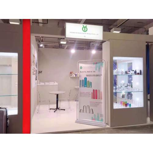 Our plastic preform and plastic container on Beauty Exhibition Italy,2019