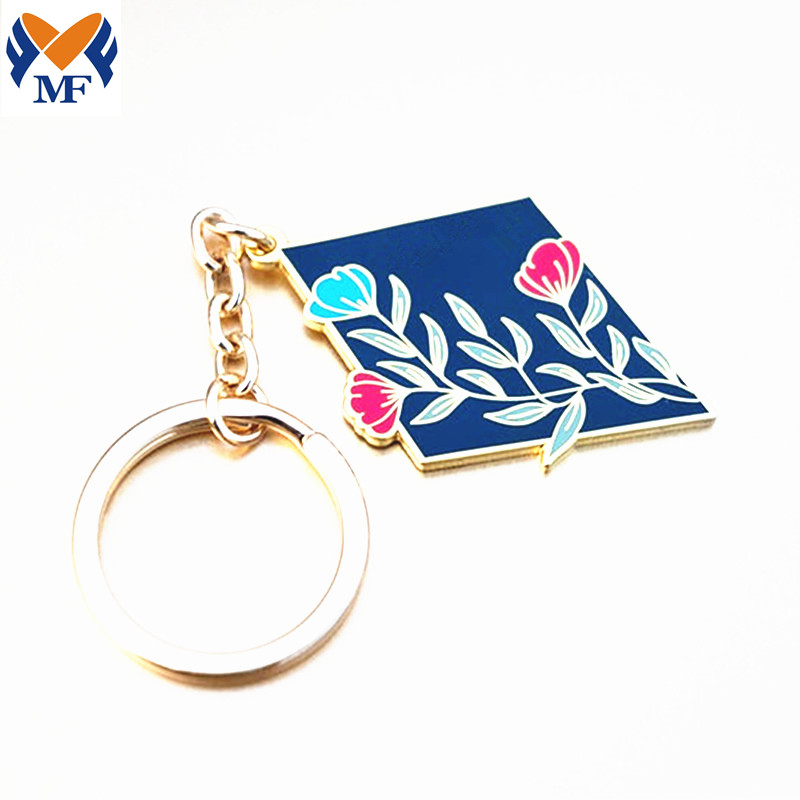 Floral Design Keychain