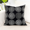 Wholesale Abstract Luminous Pattern Canvas Throw Pillow Cover - 45 x 45 cm with Embossing1