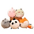 Custom Plush Pillows: Soft Stuffed Animals - Panda, Cat, Pig, Frog & More1
