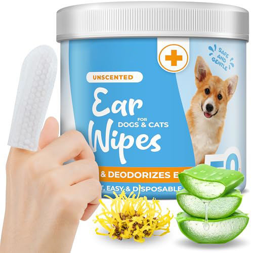 Na -customize na paglilinis ng mga wipe para sa mga ngipin ng aso at pusa upang alisin ang tartar