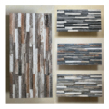 Contemporary 3D Raised Surface Stone Tiles 300x600mm - Eco-Friendly Porcelain for Feature Walls & Facades1