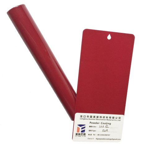 outdoor red glossy powder coating