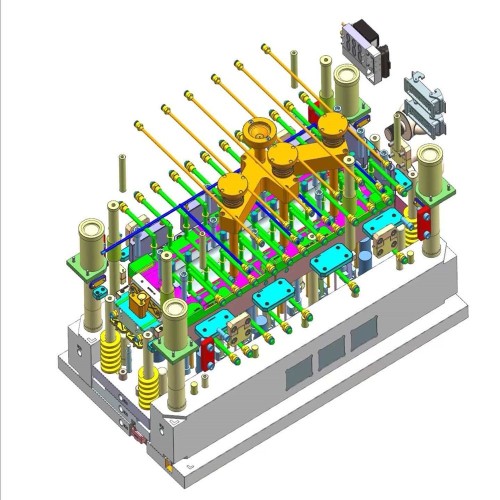 Canais de resfriamento conforme 3D alemães