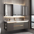 Modern Wall Hung Waterproof Bathroom Cabinet Vanity Set for Wholesale1