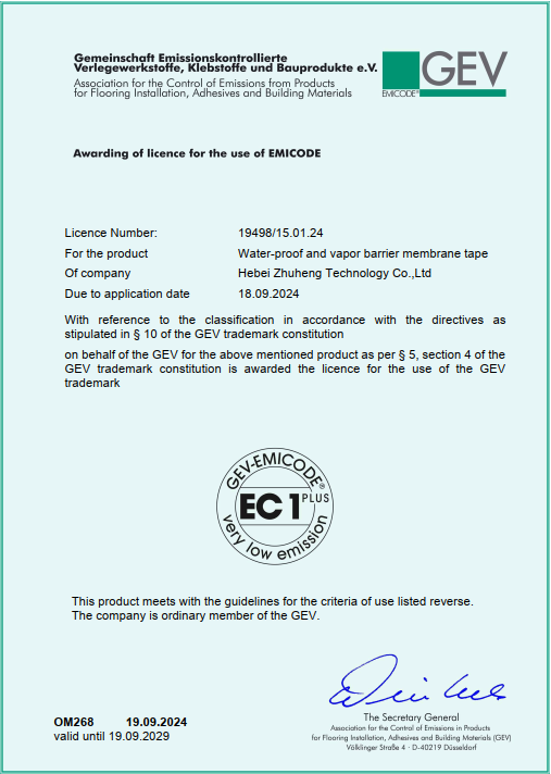 Awarding of licence for the use of EMICODE
