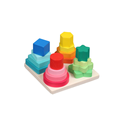 Geometric Wooden Shape Sorter Toy: A Montessori Approach to Kids' Educational Learning1