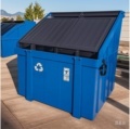 Industrial Steel Dumpster for Waste Disposal and Recycling1