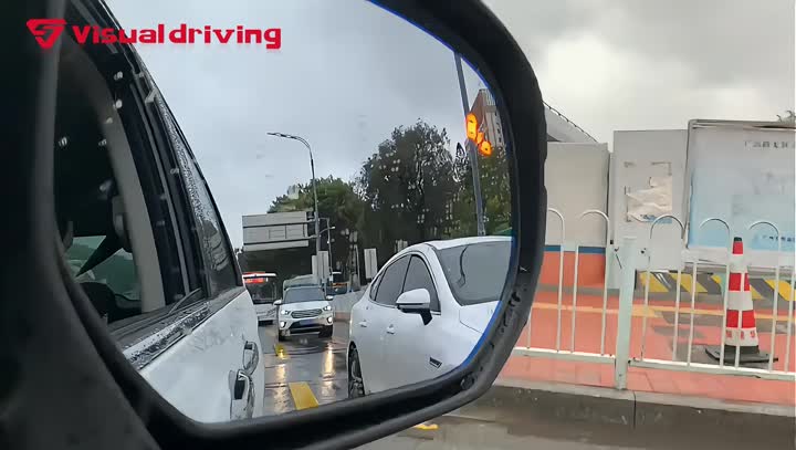 Car blind spot monitoring system function