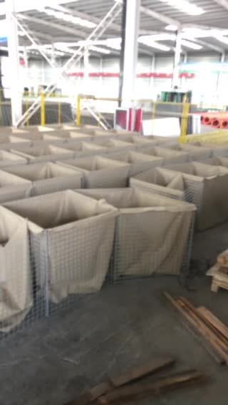 Galvanized Welded Mesh Gabion mil1 mil2 mil10 Defensive Barrier Price For Military Defense1