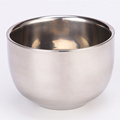 Durable & Stylish Double Layer Stainless Steel Shaving Soap Bowl for Wet Shaving1