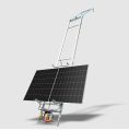 Safety and Fast Assembly Aluminum Electric Ladder Lift for Roof Solar System Installation1