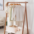 Clothes hanger bedroom floor simple coat rack home room hanging clothes rack foldable vertical clothes rack1