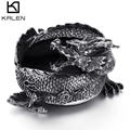 KALEN Dragon Ashtray - Stainless Steel Home Smoking Accessory1