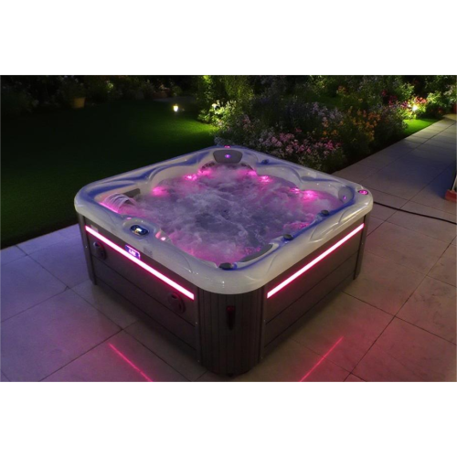 Why is acrylic the first choice for massage hot tub?